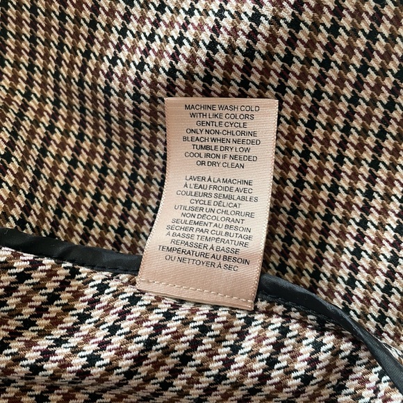 philosophy houndstooth jacquard multiharvest open front blazer jacket 1X/1TG - Picture 6 of 6